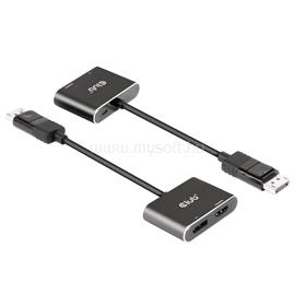 CLUB 3D USB Hub - CSV-7220 (Multi Stream, DisplayPort 1.4 to DisplayPort + HDMI, 2x4K60Hz) CSV-7220 small