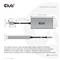 CLUB 3D Video Splitter - CSV-1586 (Thunderbolt 3 to Dual DisplayPort, 40Gbps, 4K60Hz) CSV-1586 small