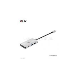 CLUB3D ADA USB Gen2 Type-C PD Charging Hub to 2x Type-C 10G ports and 2x USB Type-A 10G ports CSV-1543 small
