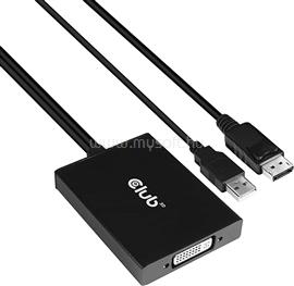 CLUB3D DisplayPort to Dual Link DVI-D HDCP OFF version Active Adapter M/F - Apple Cinema Kijelzőkhöz CAC-1010-A small