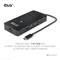 CLUB3D DOC USB Gen1 Type-C 7-1 hub with 2x HDMI, 2x USB-A, RJ45+3,5mm Audio+PD 3.0 CSV-1595 small