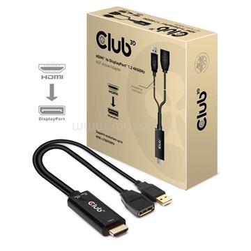 CLUB3D HDMI - DisplayPort 4K Active Adapter