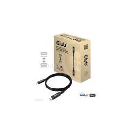 CLUB3D KAB USB4 Type-C Gen3x2 Bi-Directional Cable 40Gbps 8K60Hz 100W PowerDelivery M-M 0.8m - 2.62ft CAC-1571 small