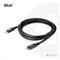 CLUB3D USB Gen1 Type-C Extension Cable 5Gbps 60W(20V/3A) 4K60Hz M/F 2m/6.56ft CAC-1529 small