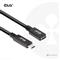 CLUB3D USB Gen1 Type-C Extension Cable 5Gbps 60W(20V/3A) 4K60Hz M/F 2m/6.56ft CAC-1529 small