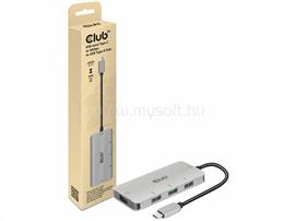 CLUB3D USB Gen2 Type-C - 10 Gbps sebességű 4 db USB Type-A adapter USB hub CSV-1547 small