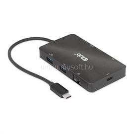 CLUB3D USB Gen2 Type-C to Dual DisplayPort 4k60Hz 7-in-1 Portable Dock CSV-1598 small