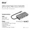 CLUB3D USB Type C 8in1 (2xHDMI, 2xUSB A, RJ45, SD/microSD, USB Type-C) HUB CSV-1593 small