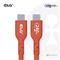 CLUB3D USB2 Type-C Bi-Directional USB-IF Certified Cable Data 480Mb, PD 240W(48V/5A) EPR M/M 3m / 9.84 ft CAC-1513 small