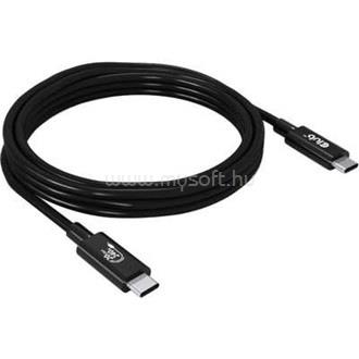 CLUB3D USB4 Gen2x2 Type-C Bi-Directional USB-IF Certified Cable 4K60Hz, Data 20Gbps, PD 240W(48V/5A) EPR M/M