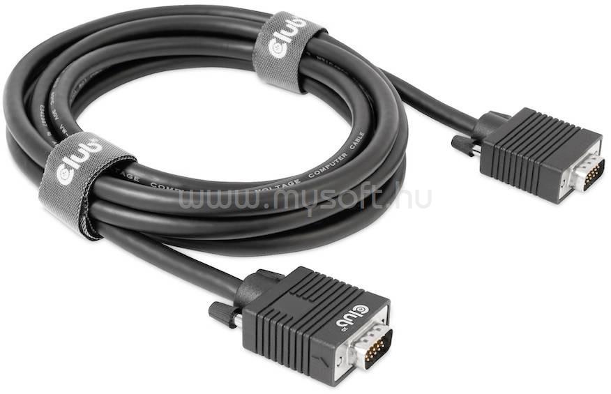 CLUB3D VGA Cable Bidirectional M/M 3m/9.84ft 28AWG