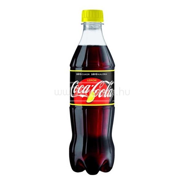 COCA COLA Coca-Cola Zero Lemon 0,5l PET palackos üdítőital