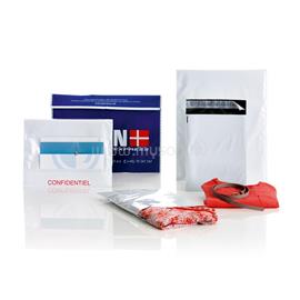 COEX Futártasak, B4, 260x350 + 40 mm. szilikonos záródás 100 db/csomag Fehér/Fekete COEX_COEX68291 small