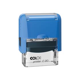 COLOP Bélyegző C20 kék átlátszó ház/kék párna COLOP_58391 small