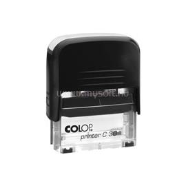 COLOP Bélyegző C30 fekete átlátszó ház/fekete párna COLOP_58393 small