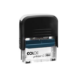 COLOP Bélyegző C30 fekete átlátszó ház/kék párna COLOP_58394 small