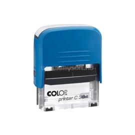 COLOP Bélyegző C30 kék átlátszó ház/fekete párna COLOP_58392 small
