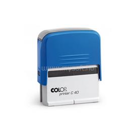 COLOP Bélyegző C40 kék ház/kék párna COLOP_44409 small