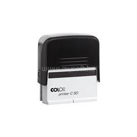 COLOP Bélyegző C50 Printer fekete ház/lila párna COLOP_57339 small