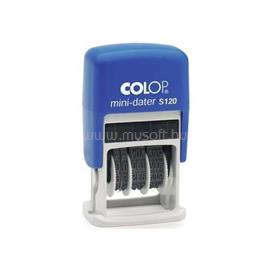 COLOP Dátumbélyegző S120 év számmal, hónap számmal, nap számmal mini ISO Colop COLOP_COLOPS120M201 small