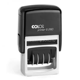 COLOP Dátumbélyegző S260 Printer fekete ház/fekete párna COLOP_R_3978 small