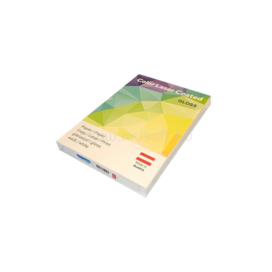 COLOR LASER Másolópapír, digitális A4, 200g, mázolt, fényes Coated glossy 250ív/csomag,