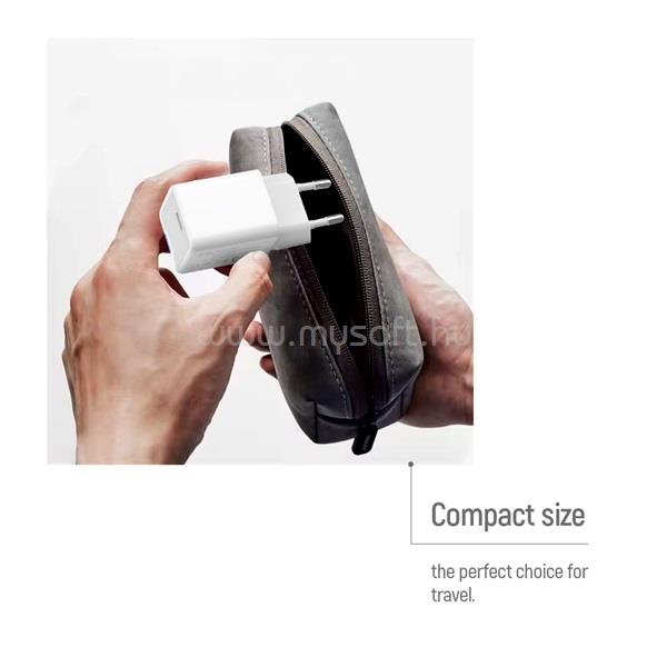 COLORWAY AC töltő GaN Mini CW-CHS057PD-WT 45W PD port PPS USB-C fehér
