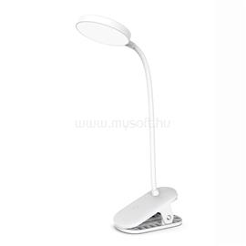 COLORWAY Asztali LED lámpa, Flexible & Clip 2 beépített akkumulátorral (fehér) CW-DL10FCB-W small