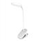 COLORWAY Asztali LED lámpa, Flexible & Clip 2 beépített akkumulátorral (fehér) CW-DL10FCB-W small