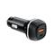 COLORWAY Autós töltő, CW-CHA067PD-BK, 2xUSB (Type-C PD45W + USB QC3.0 18W) (63W), fekete CW-CHA067PD-BK small