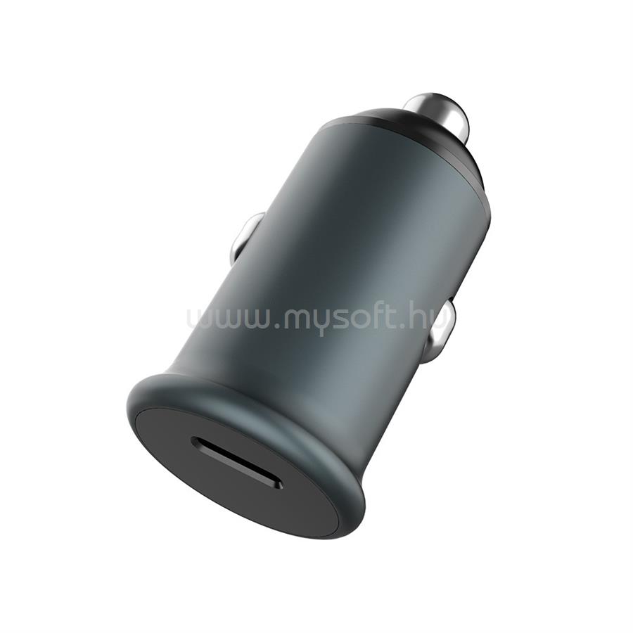 COLORWAY CW-CHA028PD-GR autós töltő 1USB (Power Delivery Port USB Type-C (20W) szürke CW-CHA028PD-GR large