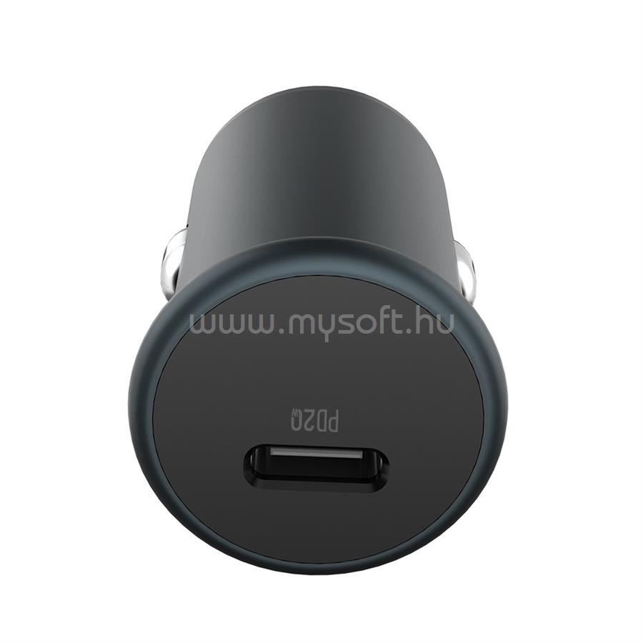 COLORWAY CW-CHA028PD-GR autós töltő 1USB (Power Delivery Port USB Type-C (20W) szürke CW-CHA028PD-GR large