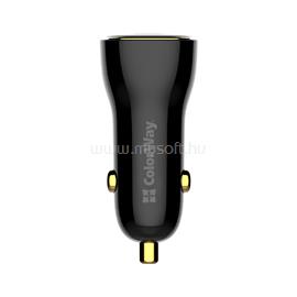 COLORWAY CW-CHA046PD-BK autós töltő Power Delivery Port PPS USB (USB-A + USB-C) 60 W (fekete) CW-CHA046PD-BK small