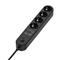 COLORWAY CW-CHE44PDB hálózati elosztó 4 tápcsatlakozó/4USB (C típusú PD20W + 3USB QC3.0) (45W) Fekete 2M CW-CHE44PDB small