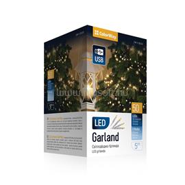 COLORWAY CW-G-50L5U LED szalag, LED garland LED 50, 5M (8 functions) USB CW-G-50L5U small