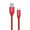 COLORWAY Kábel USB - Type-C 2,1 A, 1 m, piros (CW-CBUC003-RD) CW-CBUC003-RD small