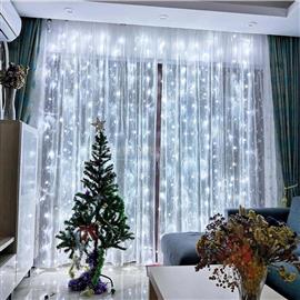 COLORWAY LED szalag, LED garland curtain (curtain) 3x3m 300LED 220V cold color CW-GW-300L33VCW small