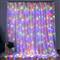 COLORWAY LED szalag, LED garland curtain (curtain) 3x3m 300LED 220V multi-colored CW-GW-300L33VMC small