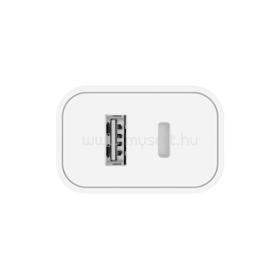 COLORWAY USB töltő adapter, (Type-C PD + USB QC3.0) (20W) V2 white CW-CHS025QPD-WT large