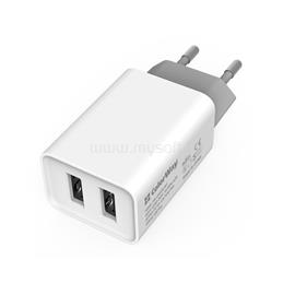 COLORWAY USB töltő adapter, 2USB AUTO ID 2.1A (10W) white (CW-CHS015-WT) CW-CHS015-WT small