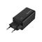 COLORWAY USB töltő adapter, GaN3 Pro Power Delivery (USB-A + 2 USB TYPE-C) (65W) fekete (CW-CHS039PD-BK) CW-CHS039PD-BK small
