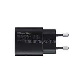 COLORWAY USB töltő adapter, Power Delivery Port PPS USB Type-C (25W)  fekete (CW-CHS033PD-BK) CW-CHS033PD-BK small
