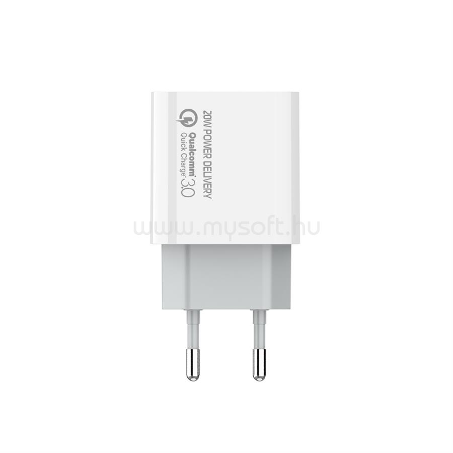 COLORWAY USB töltő adapter, Power Delivery Port USB Type-C 20W V2 fekete (CW-CHS026PD-BK) CW-CHS026PD-BK large