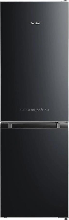 COMFEE RCB169DK2E alulfagyasztós hűtőszekrény,174 Liter, hűtőtér 115 Liter, fagyasztótér 59 liter (fekete)
