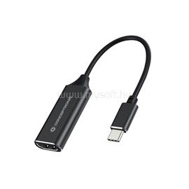 CONCEPTRONIC átalakító - ABBY03B (USB-C 3.2 to HDMI, 4K/60Hz, aluminium, fekete) ABBY03B small