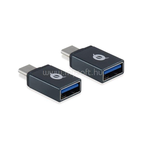 CONCEPTRONIC átalakító - DONN03G (USB-C to USB-A 3.0, fekete)