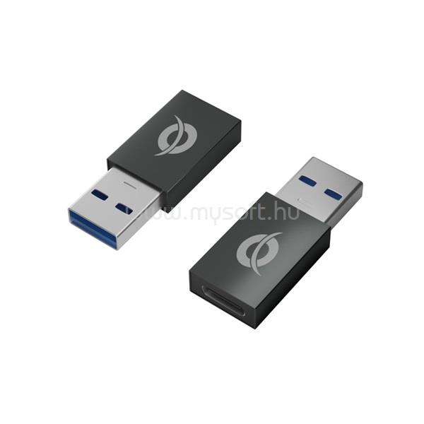 CONCEPTRONIC átalakító - DONN10G (USB-A 3.0 to USB-C, fekete)