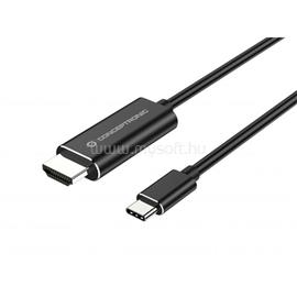 CONCEPTRONIC Kábel - ABBY04B (USB-C to HDMI, 4K/60Hz, 2m, fekete) ABBY04B small