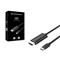 CONCEPTRONIC Kábel - ABBY04B (USB-C to HDMI, 4K/60Hz, 2m, fekete) ABBY04B small