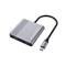 CONCEPTRONIC DONN13G notebook dokkoló (Bemenet: USB-C, Kimenet: 2xHDMI+USB-C PD:100W+USB-A, ezüst) DONN13G small
